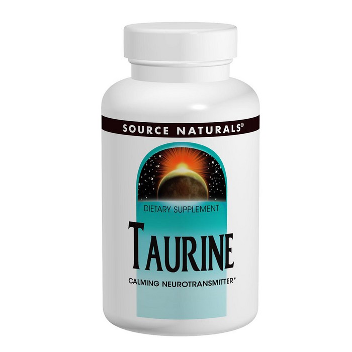 소스네츄럴스 Source Naturals 타우린 1000mg 캡슐, 120개입, 1개 대표 이미지 - 고혈압 영양제 추천
