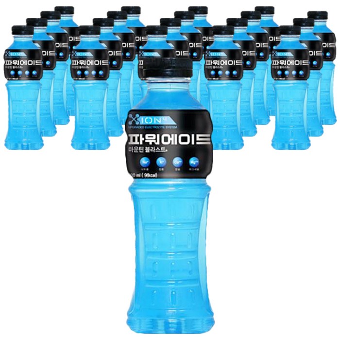 파워에이드 마운틴블라스트, 600ml, 20개 대표 이미지 - 이온음료 추천