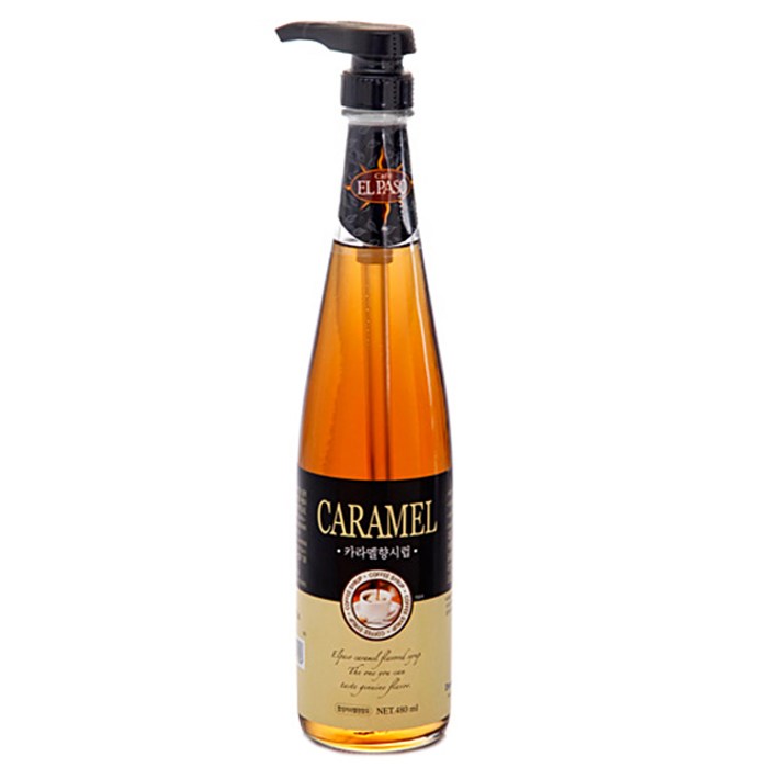 카페엘파소 카라멜향 시럽, 480ml, 1개 대표 이미지 - 카라멜 시럽 추천