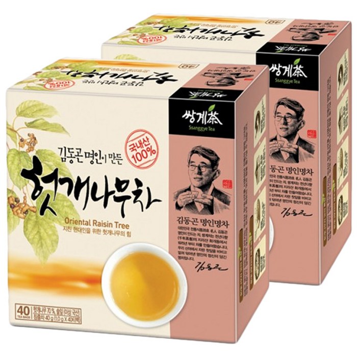 김동곤명인이만든헛개나무차, 80개, 1g 대표 이미지 - 쌍계명차 추천