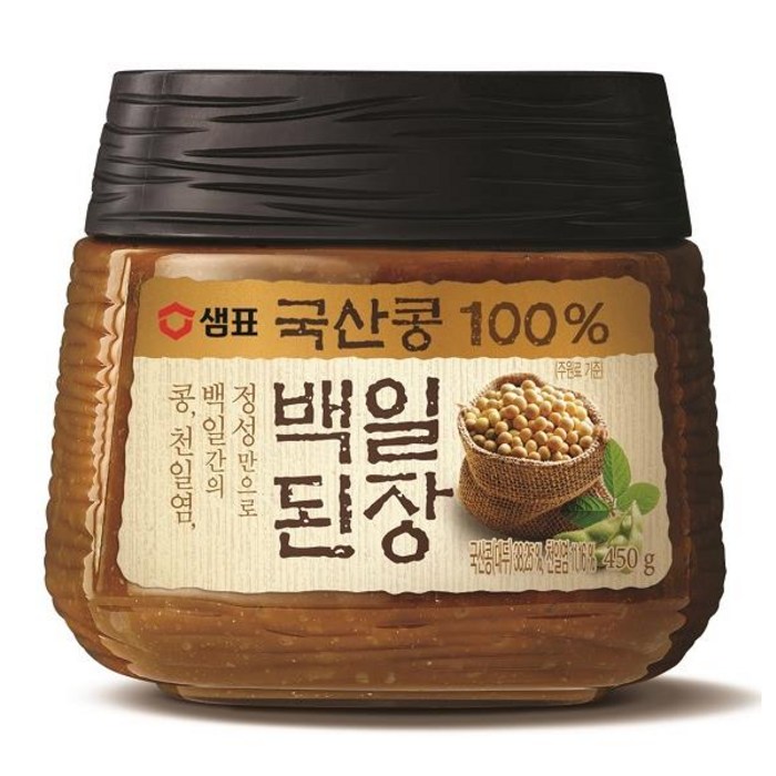 샘표 국산콩 백일된장, 450g, 1개 대표 이미지 - 집된장 추천