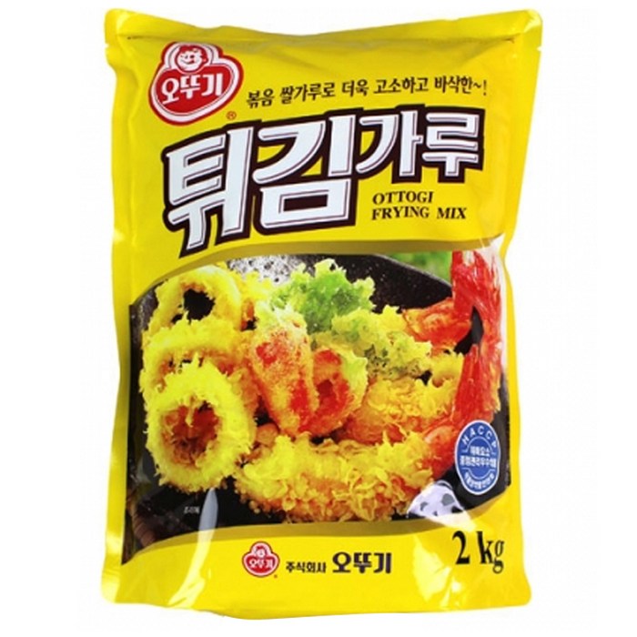 오뚜기 튀김가루, 2kg, 1개 대표 이미지 - 튀김가루 추천