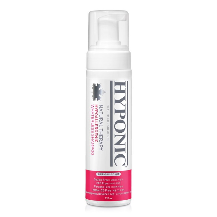 하이포닉 하이포알러제닉 워터리스 샴푸 모든강아지용, 190ml, 1개 대표 이미지 - 강아지 린스 컨디셔너 추천