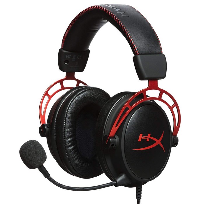 하이퍼엑스 Cloud Alpha 게이밍 헤드셋, HX-HSCA-RD/AS, 혼합 색상 대표 이미지 - 하이퍼엑스 게이밍 헤드셋 추천