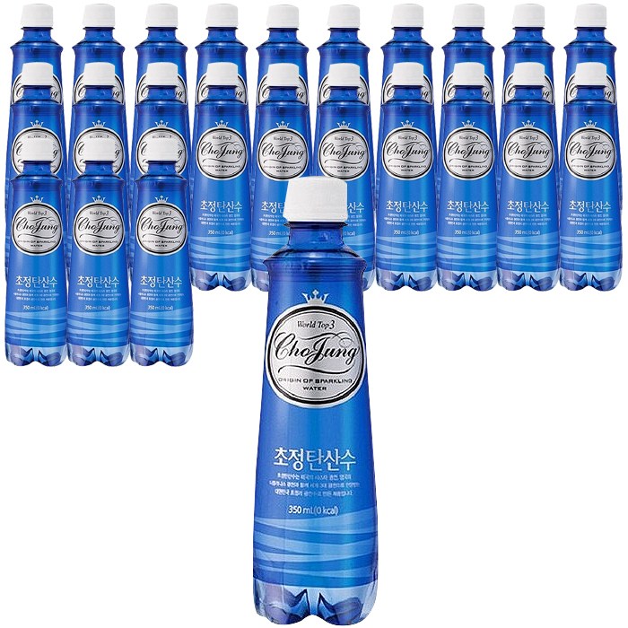 초정탄산수 플레인, 350ml, 24개 대표 이미지 - 미네랄 워터 추천