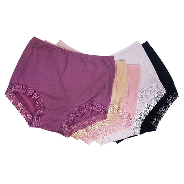 모띠마마 텐셀 맥시 레이스 고급 팬티 5종 세트 대표 이미지 - 레이스 팬티 추천