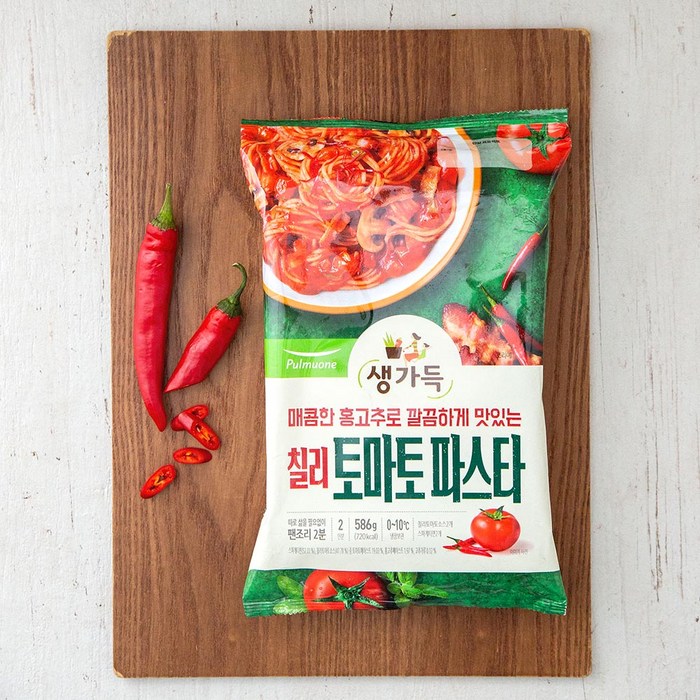 풀무원 생가득 칠리 토마토 파스타, 586g, 1개 대표 이미지 - 토마토 파스타 추천