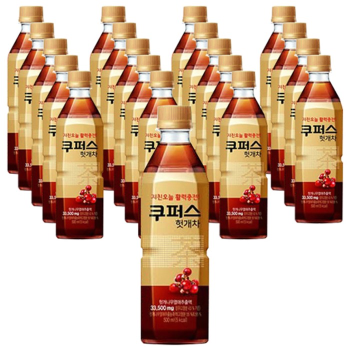팔도 쿠퍼스 헛개차, 500ml, 20개 대표 이미지 - 헛개차 추천