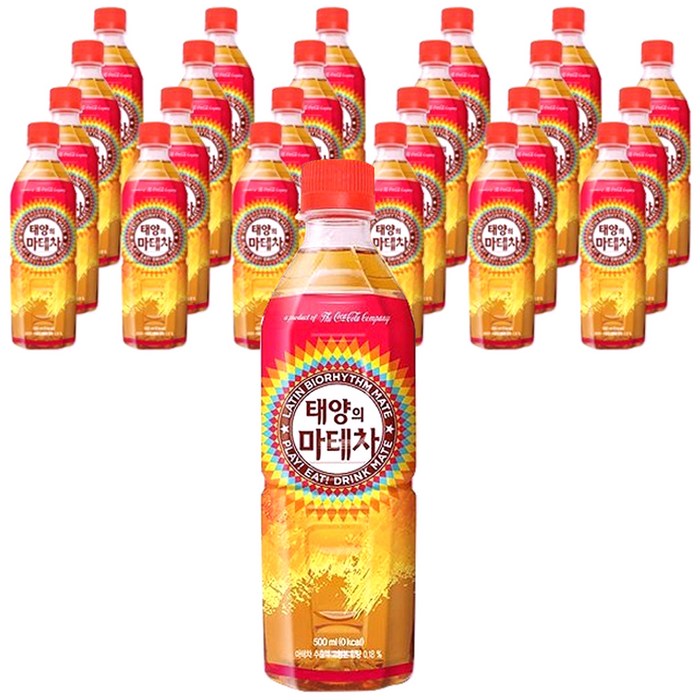 코카콜라 태양의 마테차, 500ml, 24개 대표 이미지 - 다이어트 음료수 추천