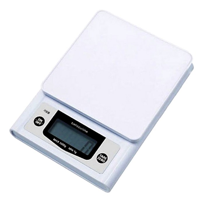[벨라쿠진] 주방 미니저울1kg/전자저울, 상세 설명 참조 대표 이미지 - 전자저울 추천