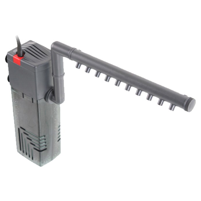 리컴 PF-282 측면여과기 4 x 3.5 x 13 cm 3W 20~30cm 250L, 1개 대표 이미지 - 수족관 여과기 추천