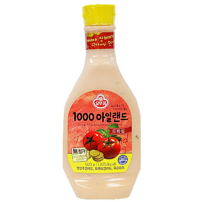 오뚜기 1000아일랜드드레싱, 500g, 1개 대표 이미지 - 드레싱 추천