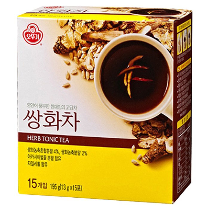 오뚜기 쌍화차, 13g, 15개 대표 이미지 - 오뚜기 차 추천
