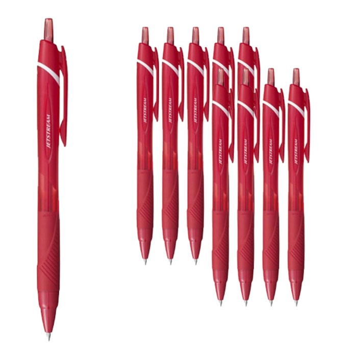 유니 제트스트림 유성볼펜 0.7mm SXN-150-07, 레드, 10개 대표 이미지 - 필기구 추천