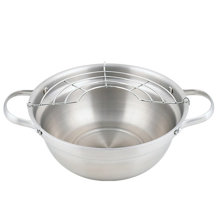 리빙글로리 인덕션 에코 튀김냄비, 22cm, 혼합 색상 대표 이미지 - 튀김냄비 추천