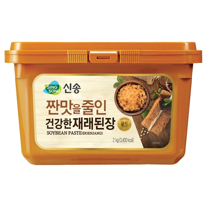 짠맛을 줄인 건강한 재래된장 2kg, 1개 대표 이미지 - 집된장 추천