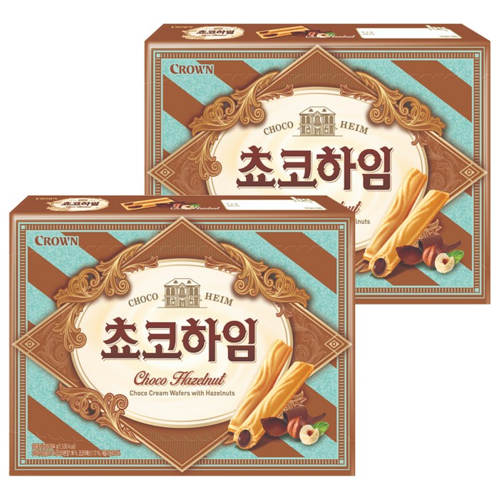 쵸코하임 크라운, 284g, 2개 대표 이미지 - 달달한 과자 추천