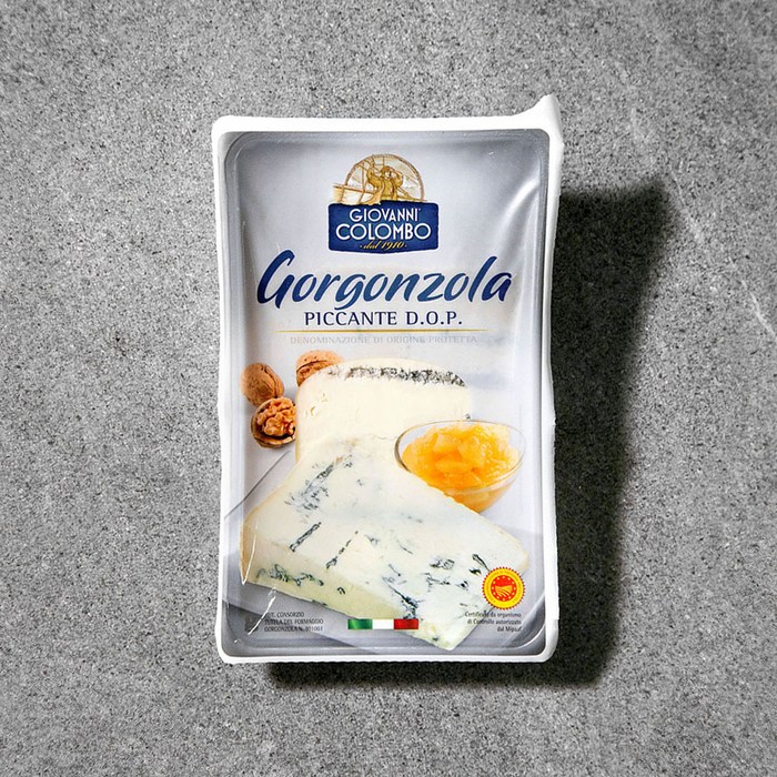 지오바니 콜롬보 고르곤졸라 피칸테 디오피 치즈, 200g, 1개 대표 이미지 - 고르곤졸라 치즈 추천