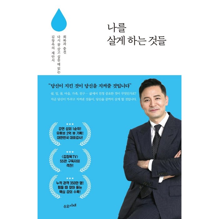 나를 살게 하는 것들:회복과 충전 다시 잘 살고 싶을 때 읽는 김창옥의 제안서, 수오서재, 김창옥 대표 이미지 - 자기관리 추천