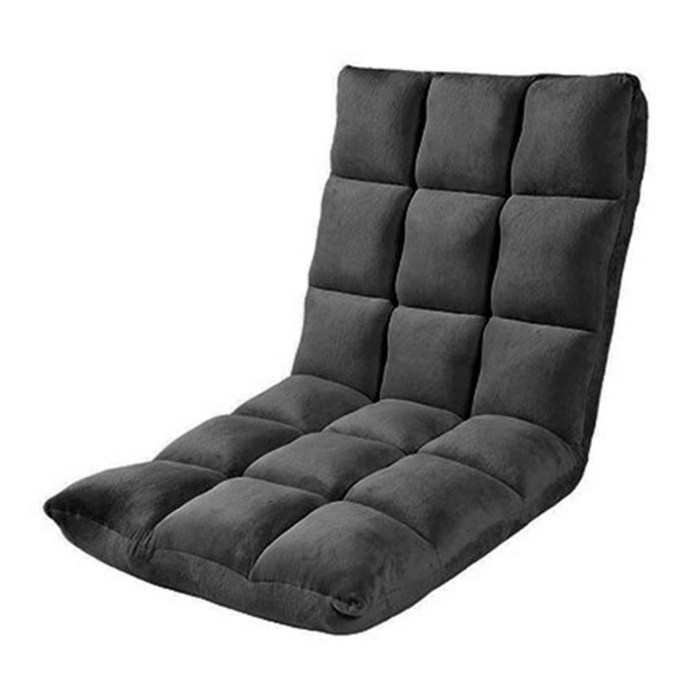 센스팟 1인용 리클라이너 각도조절 좌식소파, 블랙 대표 이미지 - 좌식 의자 추천