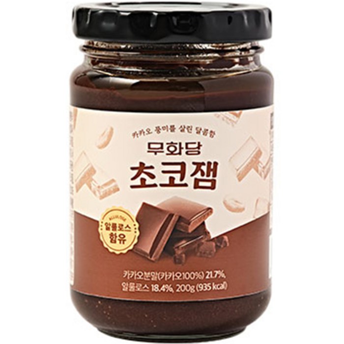 무화당 초코잼, 1개, 200g 대표 이미지 - 초코잼 추천