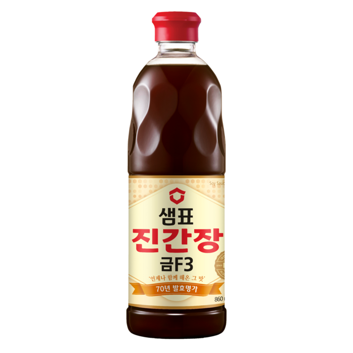 샘표 진간장 금F3, 860ml, 1개 대표 이미지 - 간장 추천