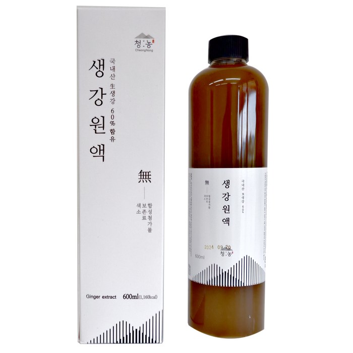 청농 생강원액, 600ml, 1개 대표 이미지 - 생강차 추천