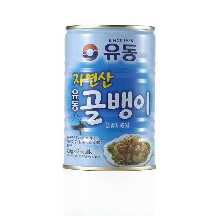 유동 자연산 골뱅이, 400g, 1개 대표 이미지 - 호카손쟈 추천