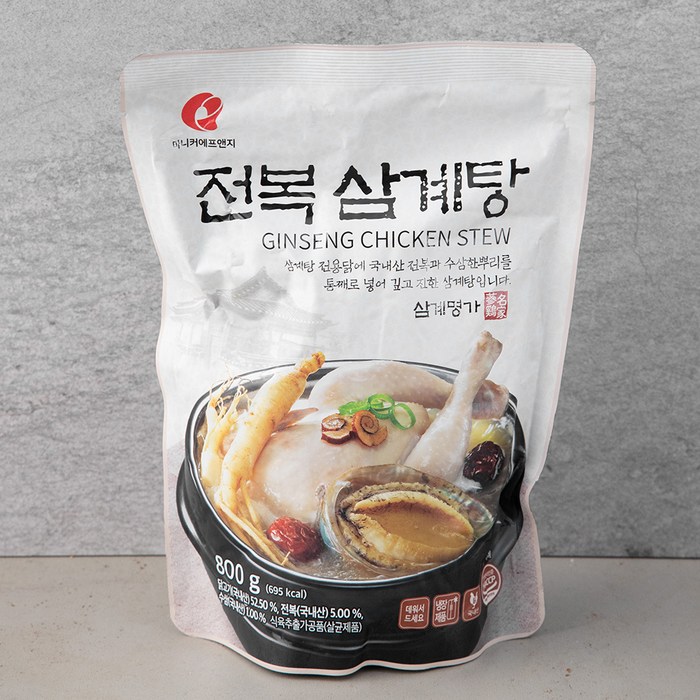 마니커에프앤지 전복삼계탕, 800g, 1개 대표 이미지 - 마니커에프앤지 추천