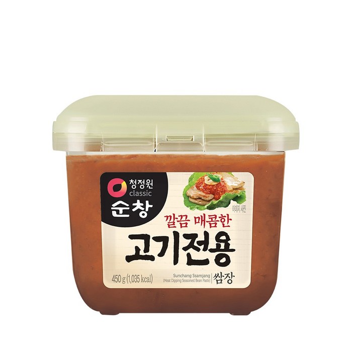 청정원순창 깔끔 매콤한 고기전용 쌈장, 450g, 1개 대표 이미지 - 쌈장 추천