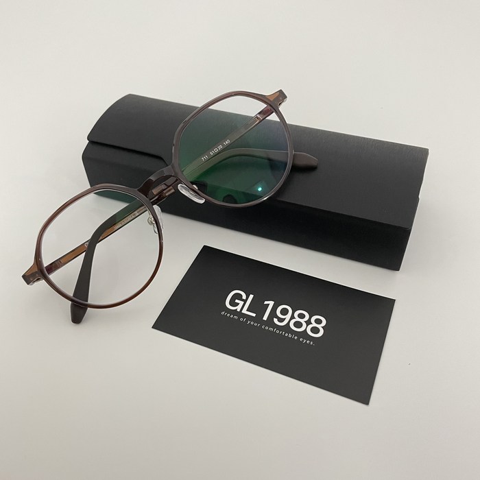 GL1988 안경사가 만든 울템 블루라이트 차단안경 다각형 대표 이미지 - 동그란 안경 추천