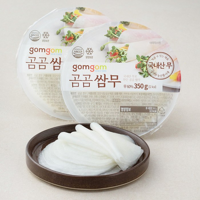 곰곰 쌈무, 350g, 2개입 대표 이미지 - 쌈무 추천