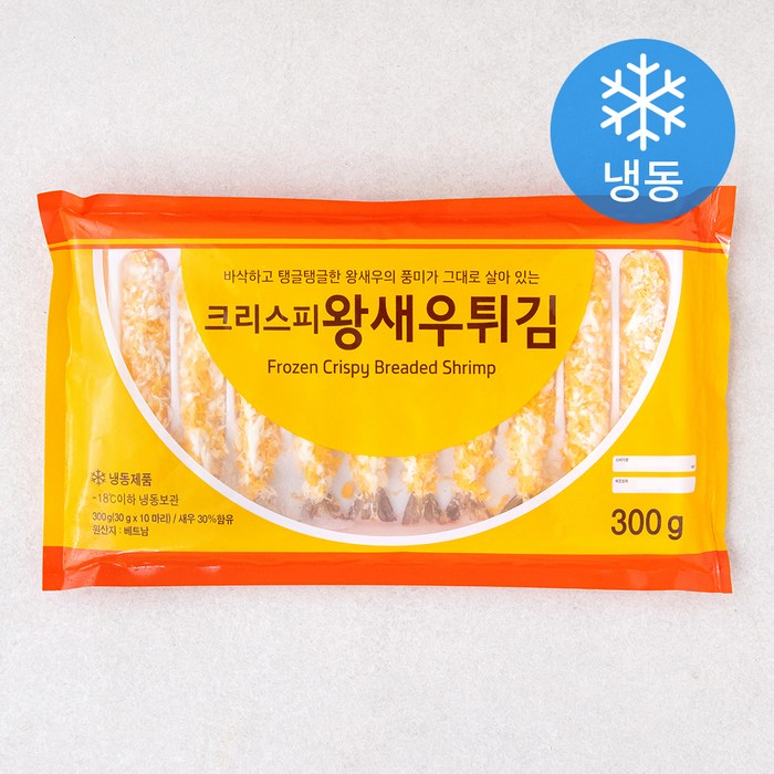 세미원 크리스피 왕새우튀김 (냉동), 300g, 1개 대표 이미지 - 감튀 추천
