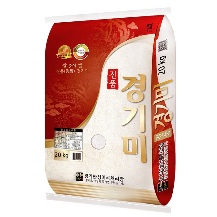 쌀집총각 진품 경기미 쌀, 20kg(상등급), 1개 대표 이미지 - 여주쌀 추천