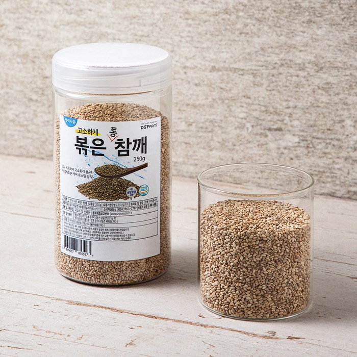 대구농산 씻어나온 볶은참깨, 250g, 1통 대표 이미지 - 짬통 추천