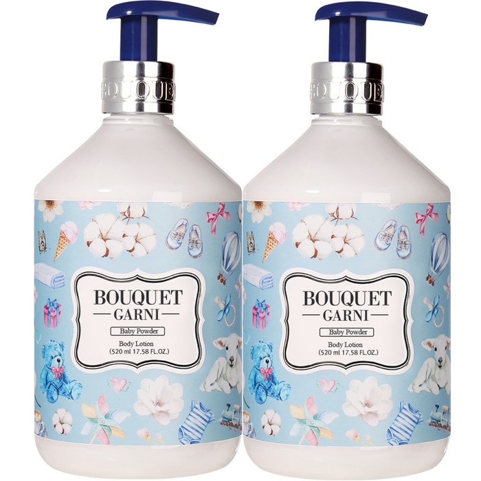 부케가르니 바디로션 베이비파우더, 520ml, 2개 대표 이미지 - 부케가르니 추천