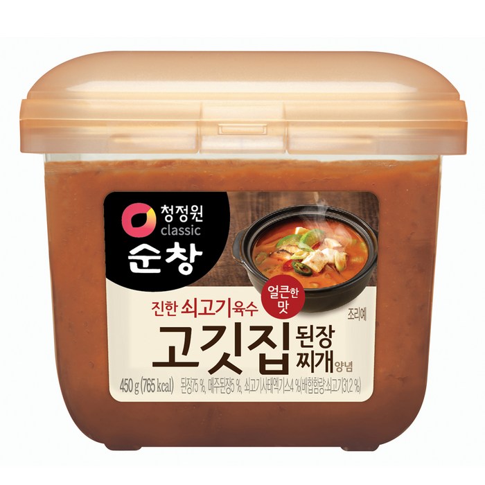청정원순창 고깃집 된장, 450g, 1개 대표 이미지 - 된장 추천
