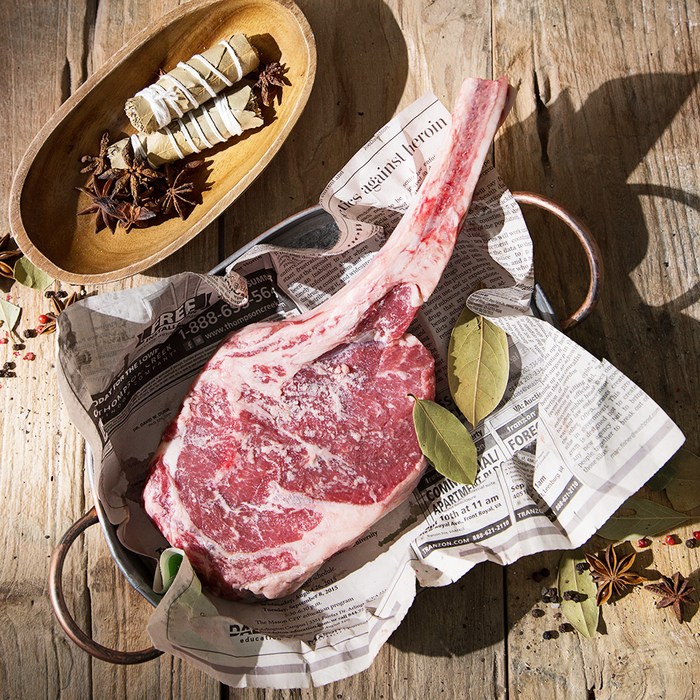 미트엔조이 미국산 토마호크스테이크 (냉장), 500g, 1개 대표 이미지 - 송아지 고기 추천