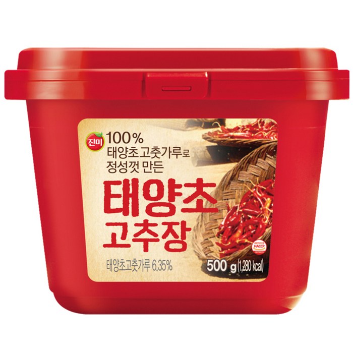 진미 태양초 고추장, 500g, 1개 대표 이미지 - 고추장 추천