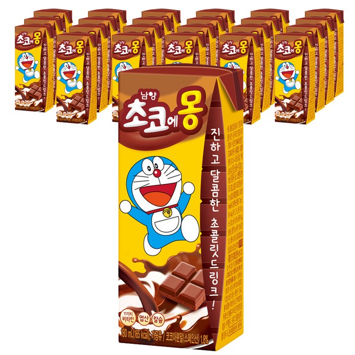 초코에몽, 180ml, 24개 대표 이미지 - 초코우유 추천