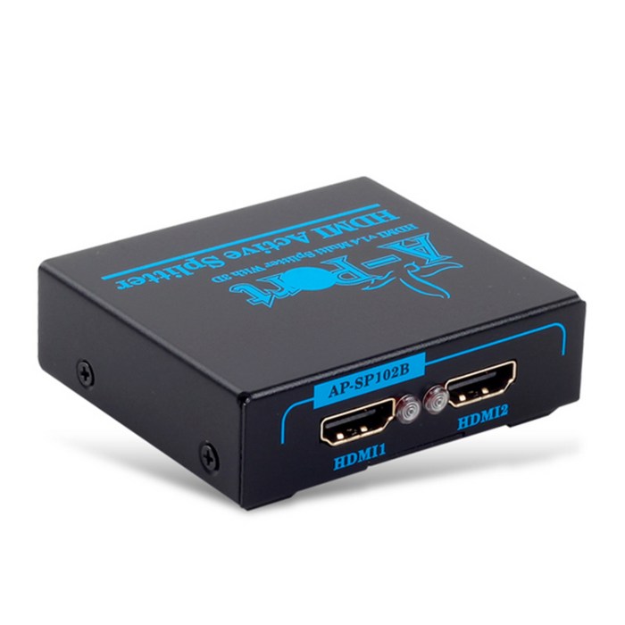 에이포트 멀티미디어 HDMI 2분배기 AP-SP102B 대표 이미지 - eGPU 추천