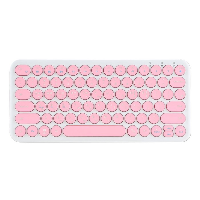 아이노트 퓨전에프앤씨 블루투스 키보드, X-KEY 38BT, 1개, 핑크 대표 이미지 - 아이노트 키보드 추천