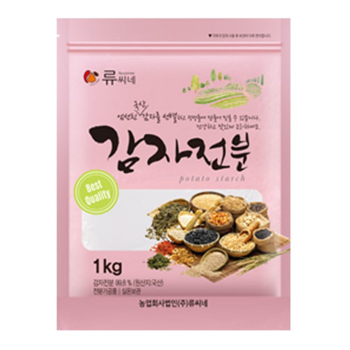 류씨네 감자전분, 1kg, 1개 대표 이미지 - 감자전분 추천