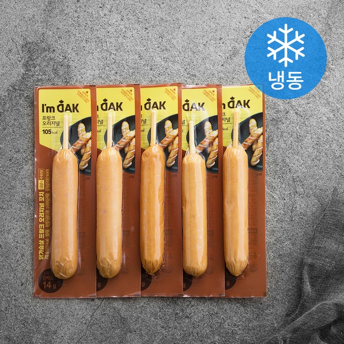 아임닭 프랑크 닭가슴살 소시지 꼬치형 (냉동), 70g, 5개 대표 이미지 - 아임닭 추천