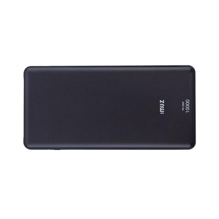 아이뮤즈 휴대용 노트북 보조 배터리 30W 10000mAh, PD-2, 메탈릭 그레이 + 블랙 대표 이미지 - 노트북 보조배터리 추천