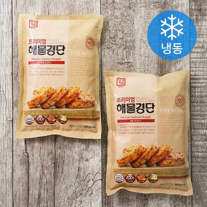 한성기업 프리미엄 해물경단 (냉동), 390g, 2개 대표 이미지 - 동그랑땡 추천