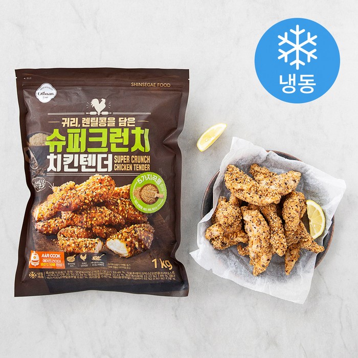 올반 슈퍼크런치 치킨텐더 (냉동), 1kg, 1개 대표 이미지 - 신세계푸드 추천