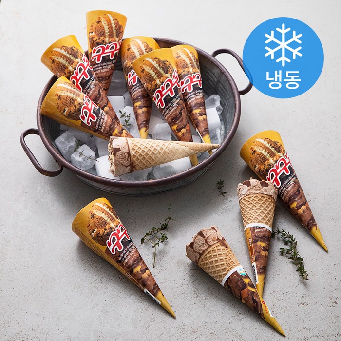 롯데푸드 구구콘 아이스크림 (냉동), 160ml, 24개