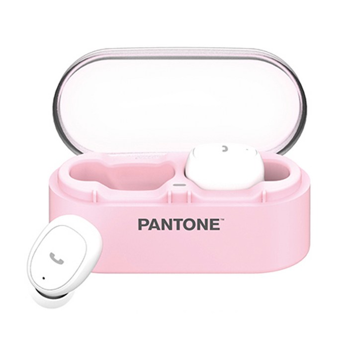 PANTONE 블루투스 이어폰 PTB-01, 핑크, 1개 대표 이미지 - 펜톤 블루투스 이어폰 추천