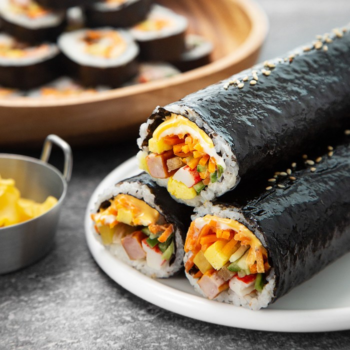 더블치즈김밥 3줄, 984g, 1개 대표 이미지 - 우영우 김밥 추천